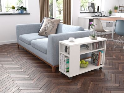 End Table with Shelves