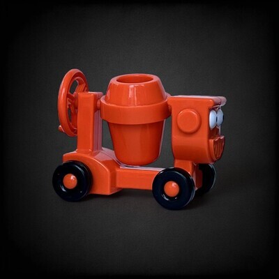 Orange concrete mixer &quot;Dizzy&quot;