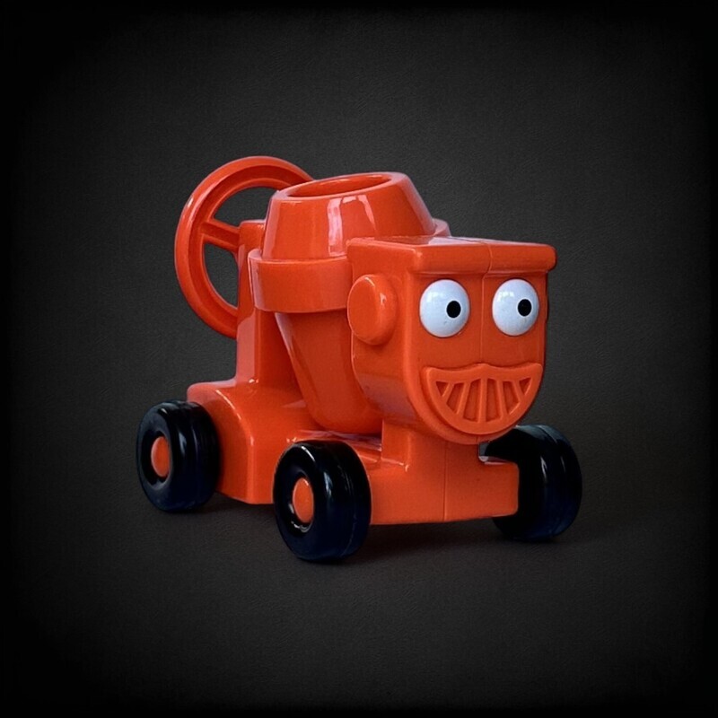 Orange concrete mixer &quot;Dizzy&quot;