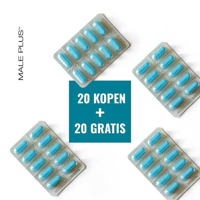 Male Plus 20 capsules + 20 capsules GRATIS
