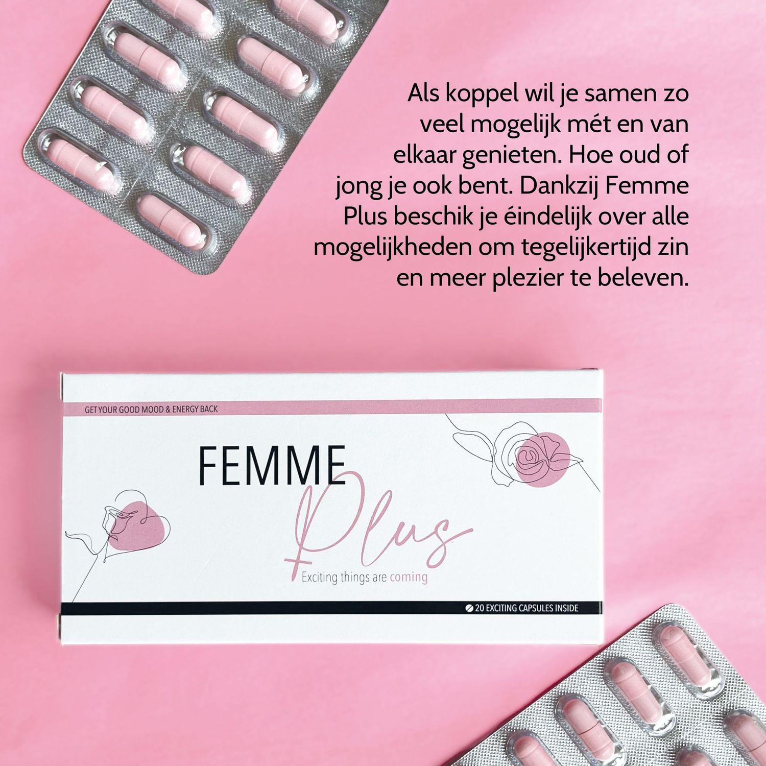 Femme Plus 20 capsules - stimulating capsules for women