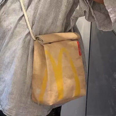 Cartoon French Fries Packaging Bag