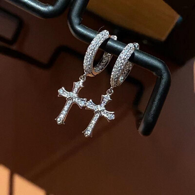 Cross Ear Ring Men&#39;s and Women&#39;s