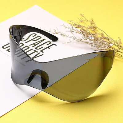 Oversized Punk Goggle Sunglasses