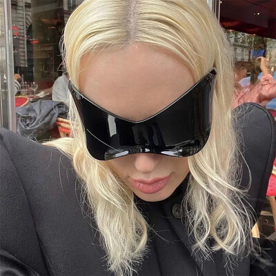 Oversized Punk Goggle Sunglasses