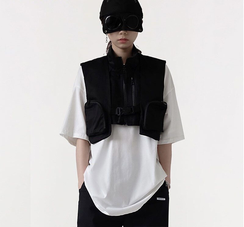 Hip Hop Tactical Techwear Cargo Vest