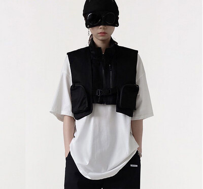 Hip Hop Tactical Techwear Cargo Vest