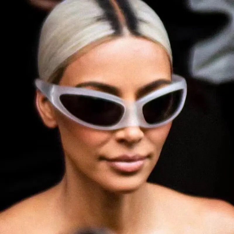 Y2K Sunglasses 2000s Retro Bat Sunglasses