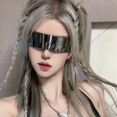 Futuristic Wrap Around Monob Costume Sunglasses