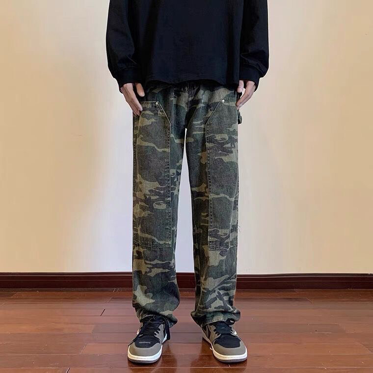 Y2k Streetwear Camouflage Pants
