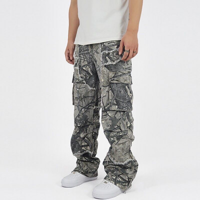 Camouflage Y2K Fashion Baggy Cargo Pants Camouflage Y2K Fashion Baggy Cargo Pants