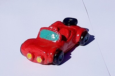 Little Red Car sculpture