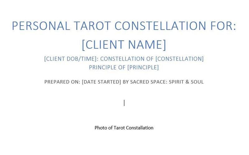Personalized Tarot Constellation