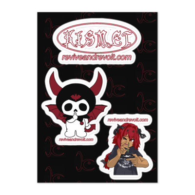 KISMET "WEBLINKS" BRANDED STICKER SHEET