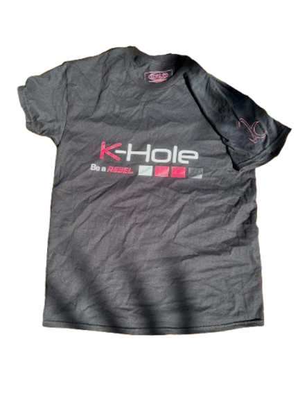 &quot;K- HOLE&quot; GRAPHIC TEE