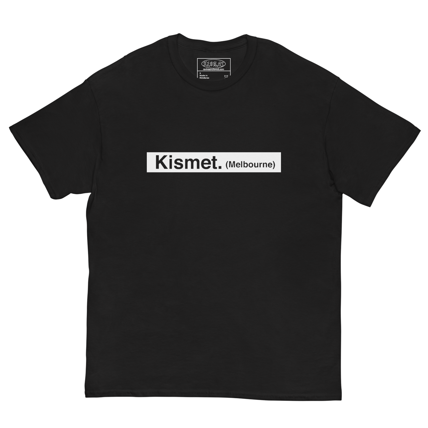 "TRAINSPOTTING" TEE (BLACKOUT VERSION)