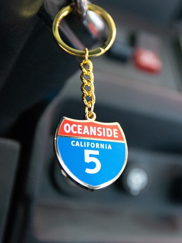 California Hwy 5 Keychain