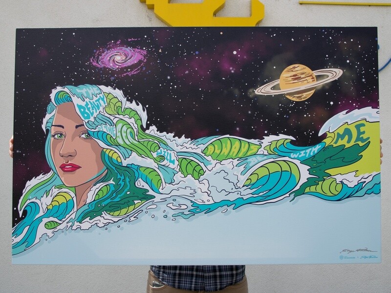 Skye Walker Collection "The Beauty of the Sea" signed Canvas Print