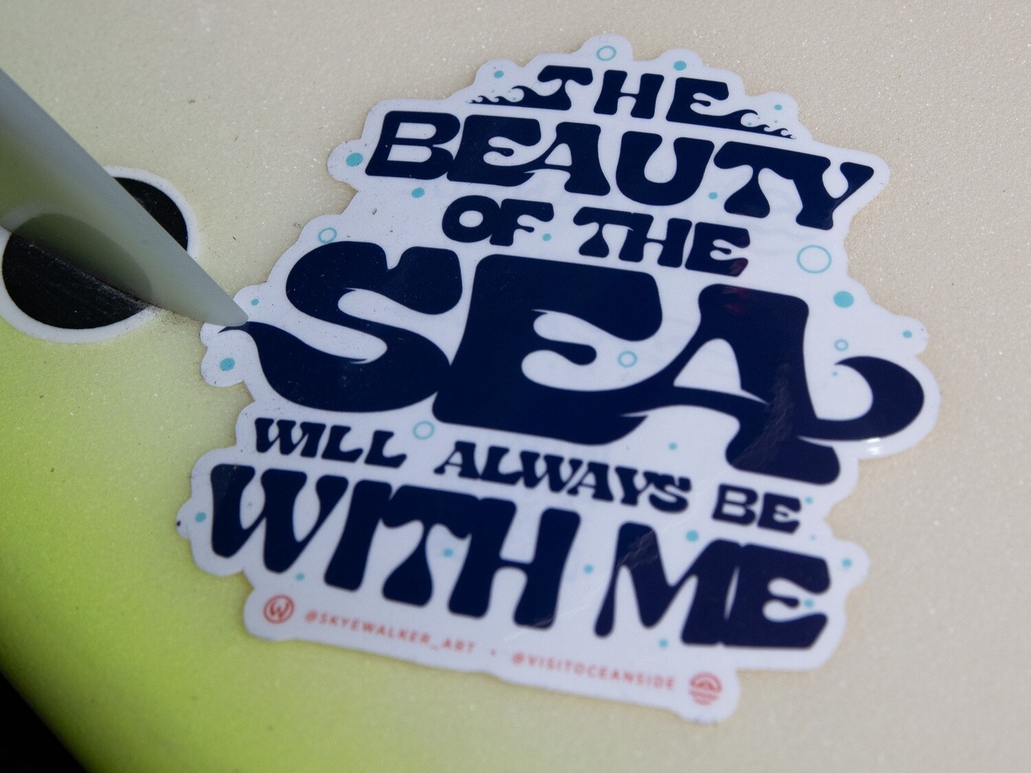 Skye Walker Collection “The Beauty of the Sea” Sticker