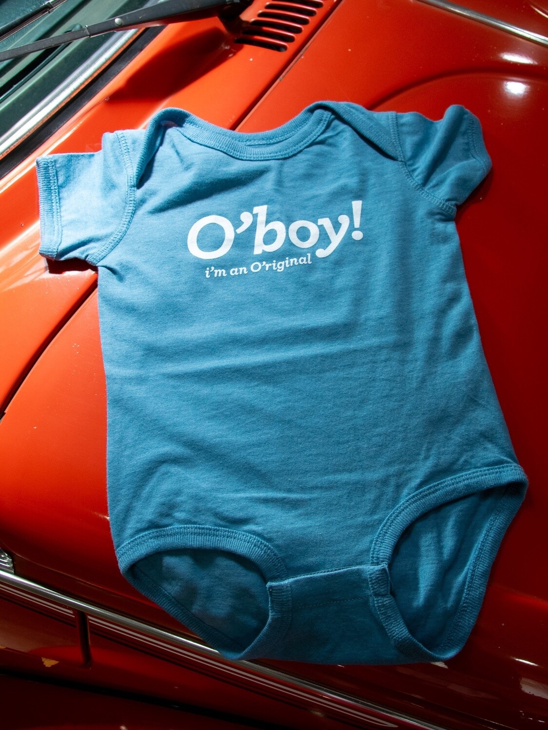 "O'Boy - I'm an O'riginal" Baby Onesie, Size: VO Baby onesie 18mon. blue