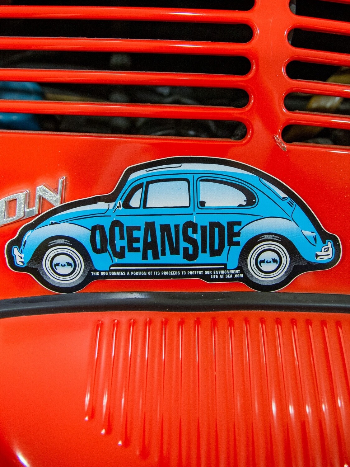 Life at sea "VW Bug Sticker" Large