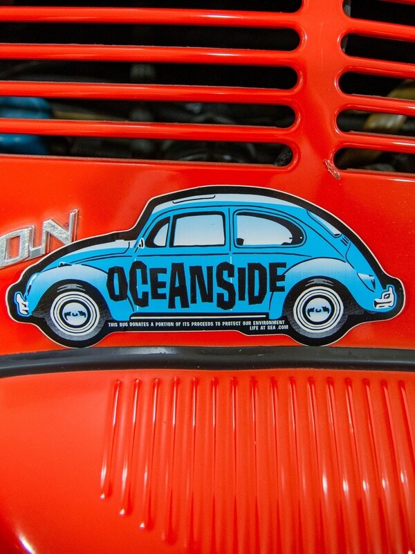 Lrg Sticker-Oceanside VW Bug