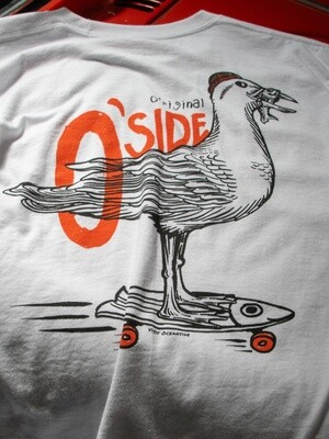 Seagull Riding a Skateboard 