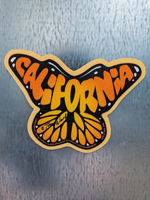 California Butterfly Magnet