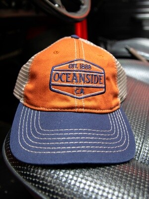 Oceanside Embroidery 2 tone Trucker cap