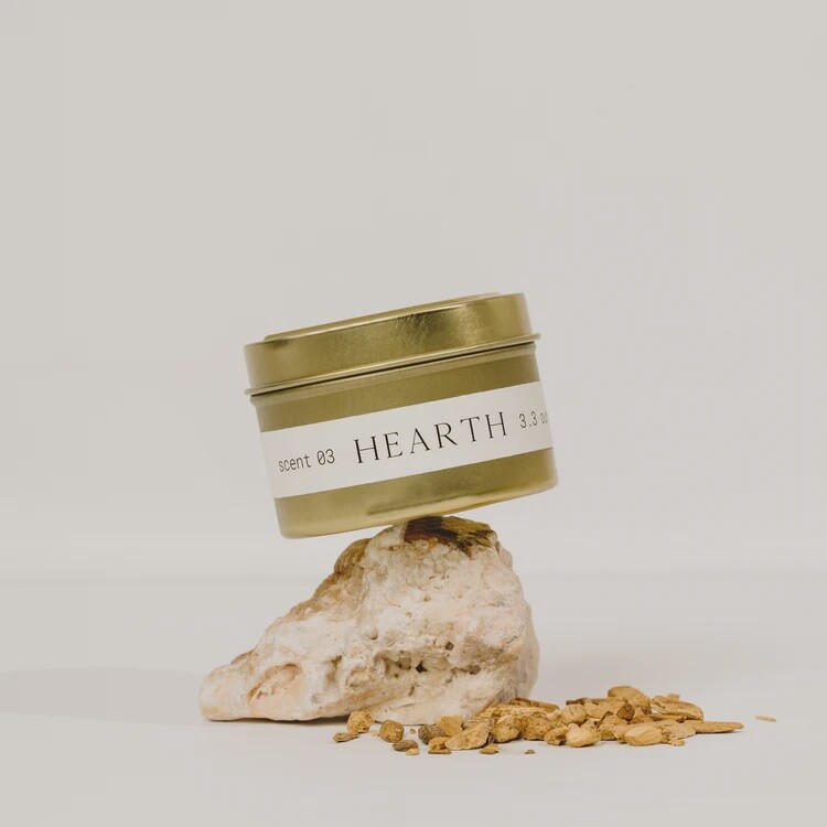 Q + A Travel Tin Candle Hearth