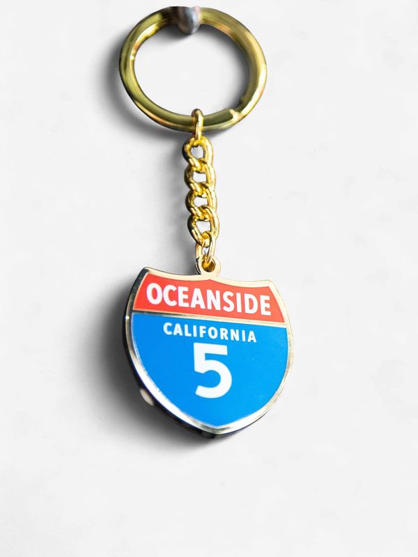 California Hwy 5 Keychain