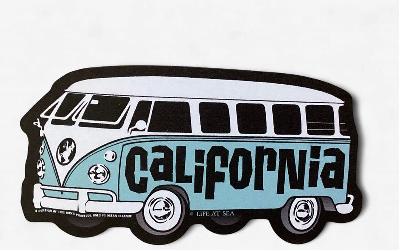 California VW Bus Magnet