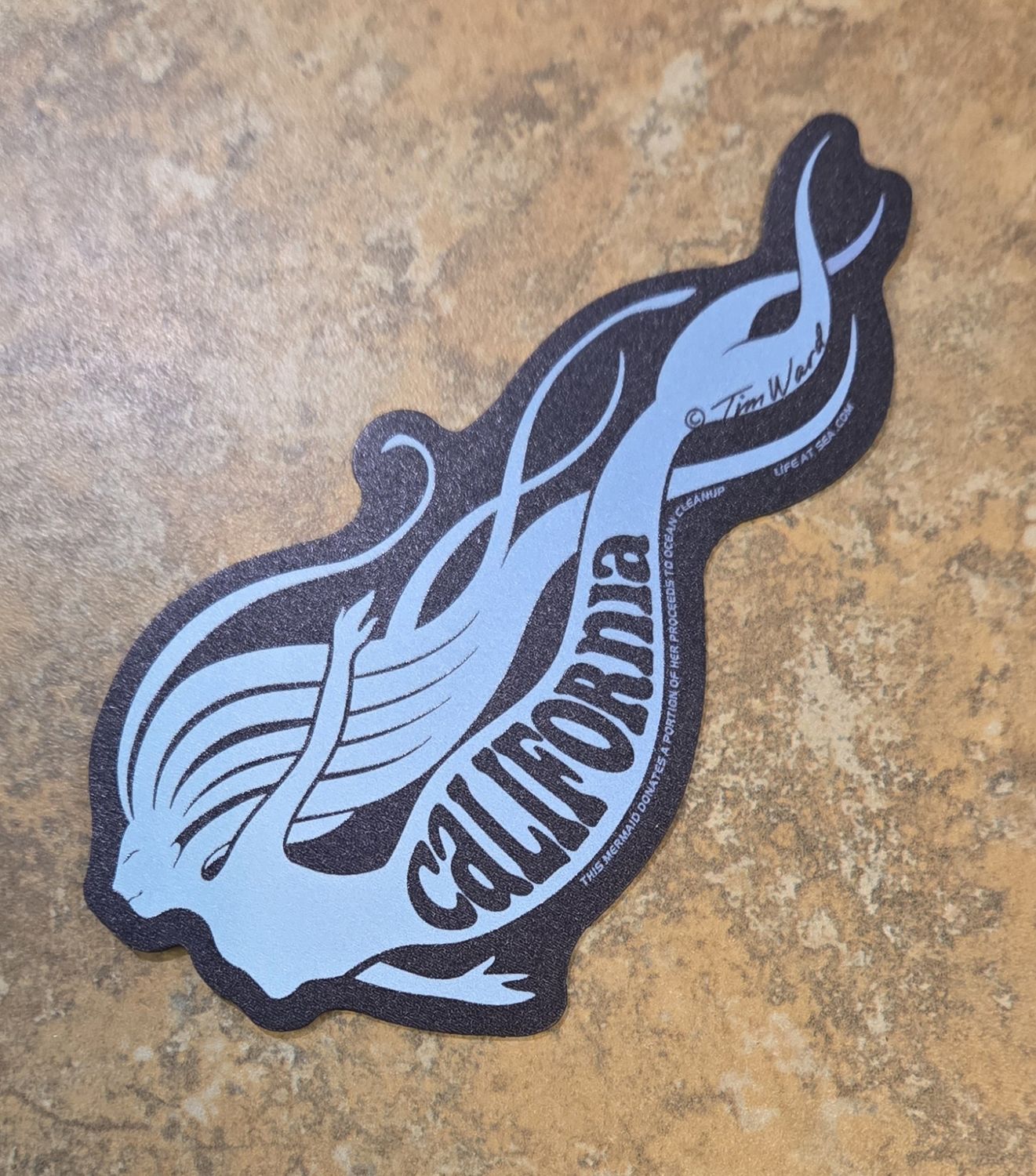 California Mermaid Magnet