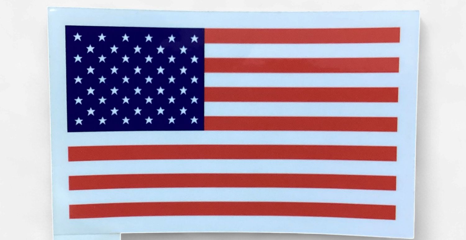 Lrg Sticker-US Flag