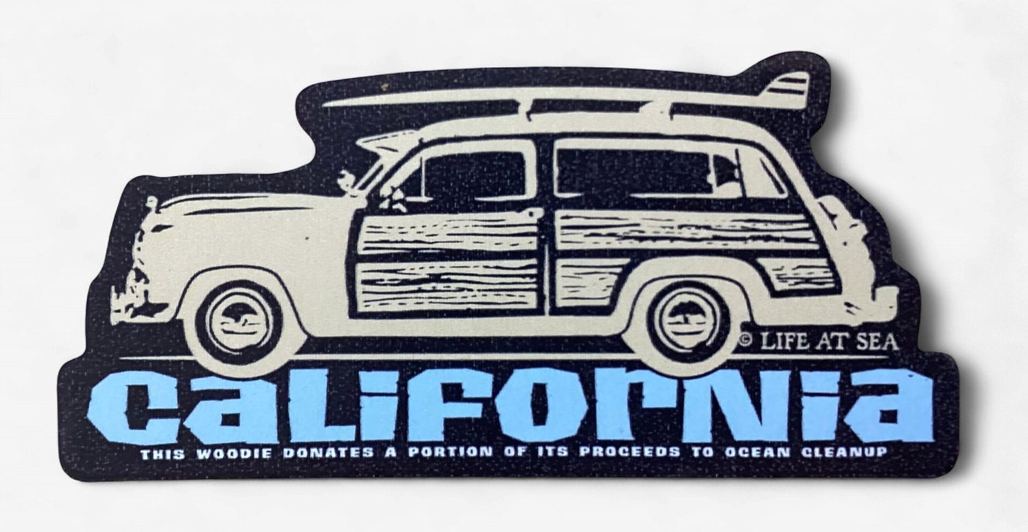 CA Woody Magnet