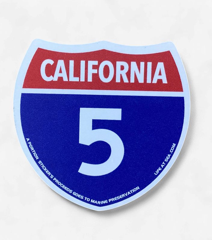 California Hwy 5 Magnet