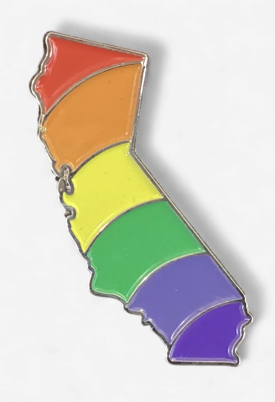 CA Pride Enamel Pin