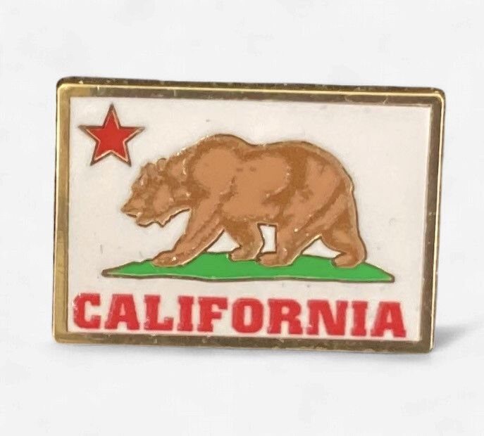 CA Flag Pin