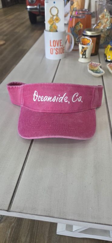 Oceanside, California Fuchsia Visor