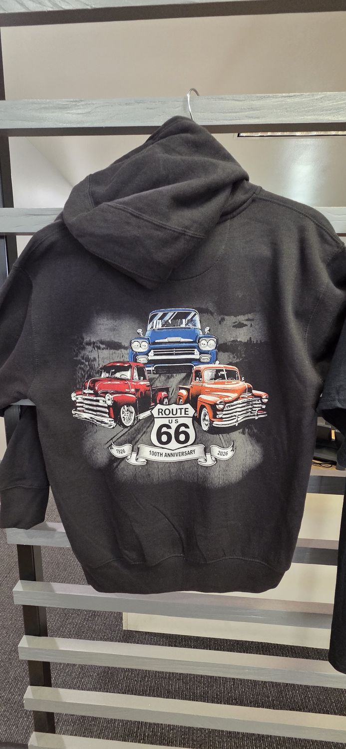 Route 66 3-Trucks 100 Anniv. Hoodie