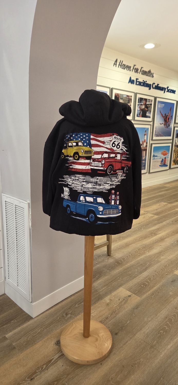 Route 66 Truck Map Hoodie