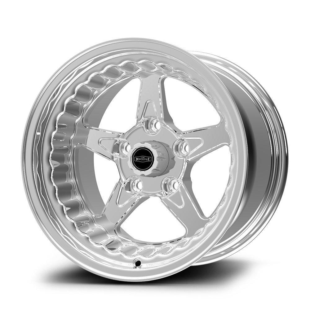 CTM MUSCLE DRAGSTAR POLISHED Size:15x10J ***CUSTOM FITMENT***