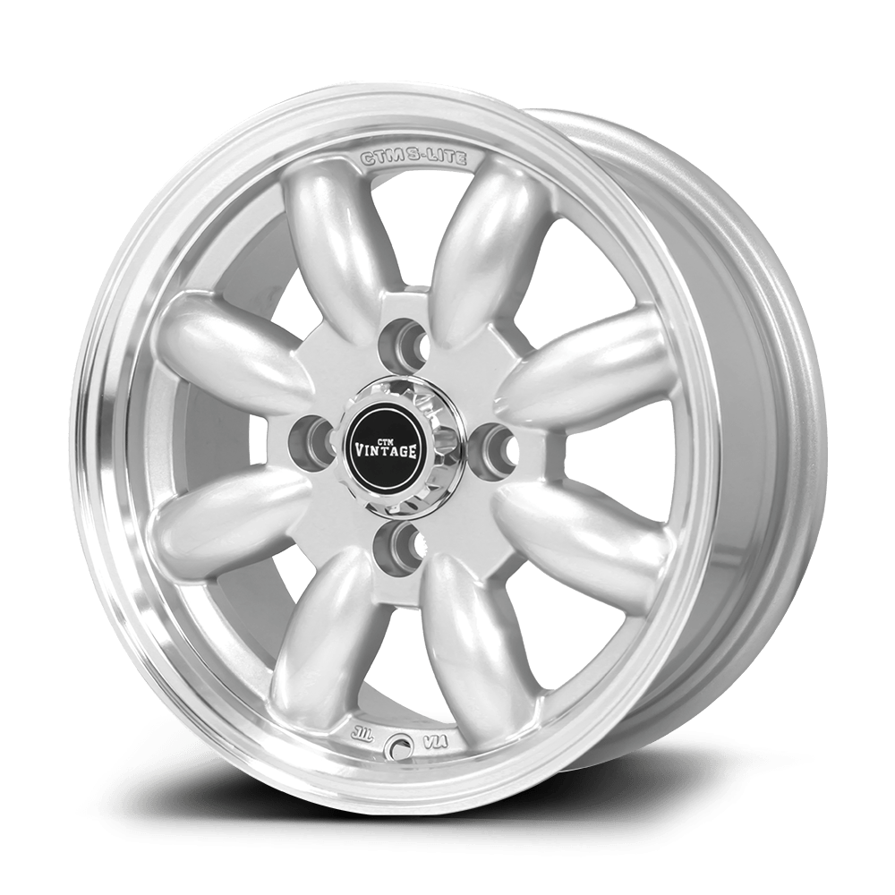 CTM MUSCLE S-LITE SILVER / MACHINED LIP Size:15x8J ***CUSTOM FITMENT***