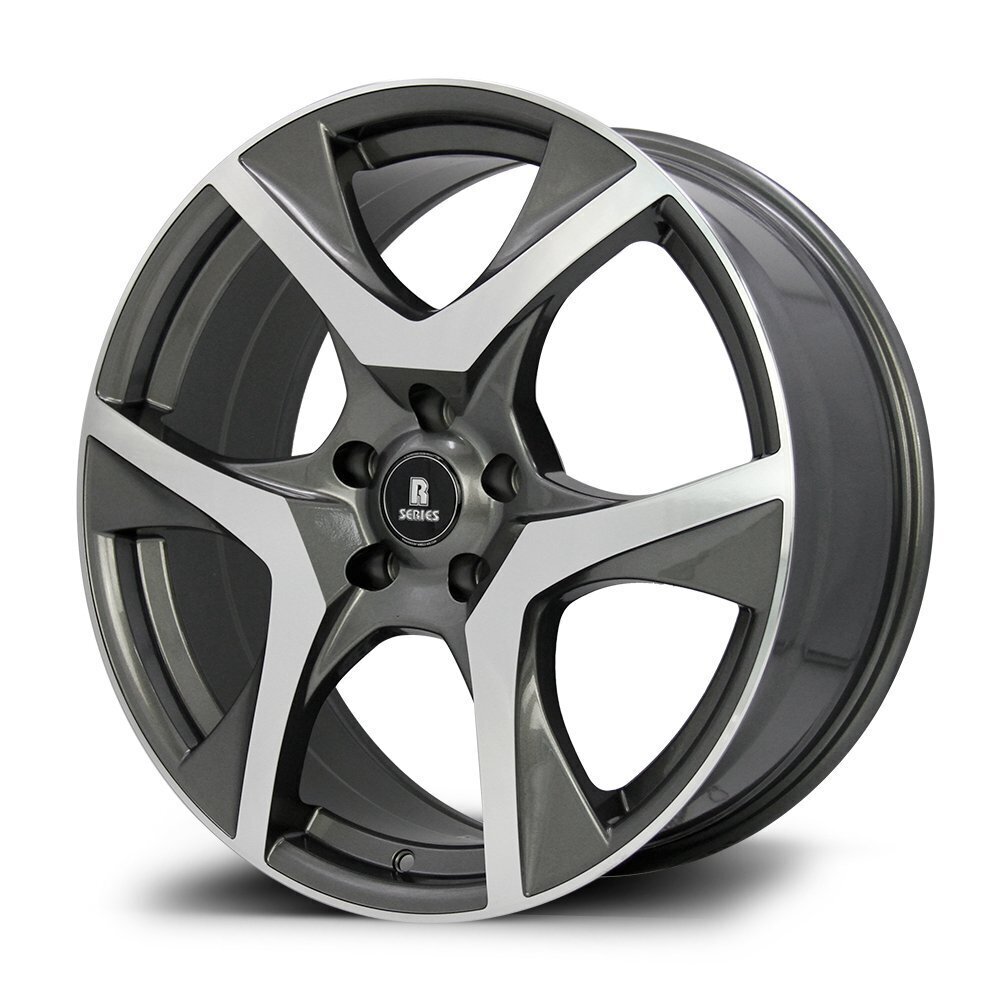 R-SERIES VF2 20X9.5J PCD: 5/120 ET: 45 GUNMETAL MACHINED FACE