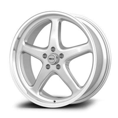 PDXX WS MAX 22X9.0J PCD: 5/120 ET: 40 SILVER MACHINED LIP