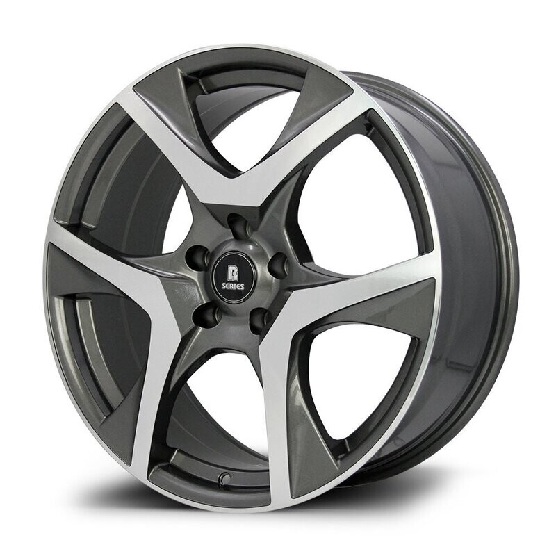 R-SERIES VF2 20X9.5J PCD: 5/120 ET: 45 GUNMETAL MACHINED FACE