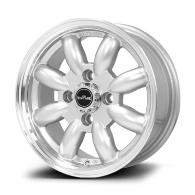 CTM MUSCLE S-LITE SILVER / MACHINED LIP Silver Size:13x5.5J ***CUSTOM FITMENT***