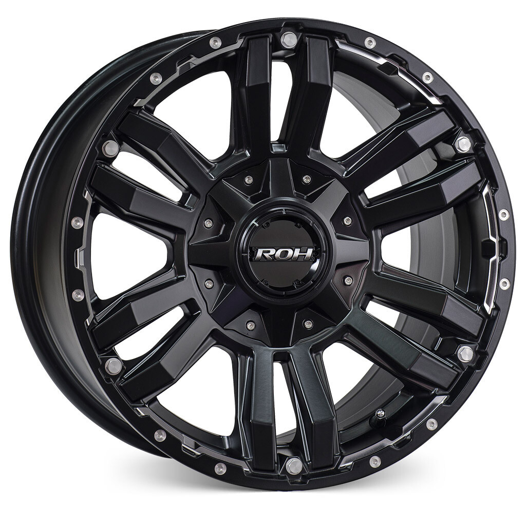 ROH VAPOUR MATT BLACK MACHINED Size:16x8 PCD:5/150 ET:-47