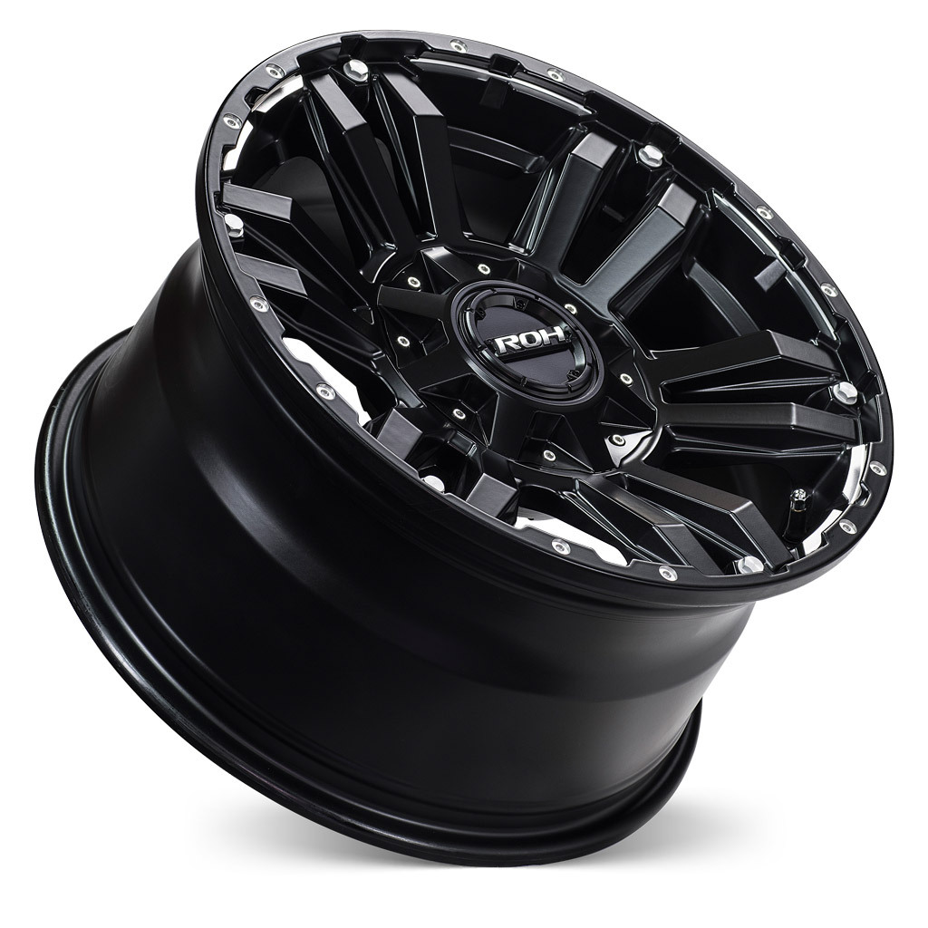 ROH VAPOUR MATT BLACK MACHINED Size:17x8 PCD:6/139.7 ET:30