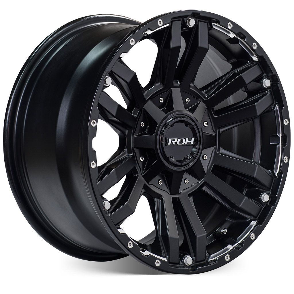 ROH VAPOUR MATT BLACK MACHINED Size:18x9 PCD:6/139.7 ET:40